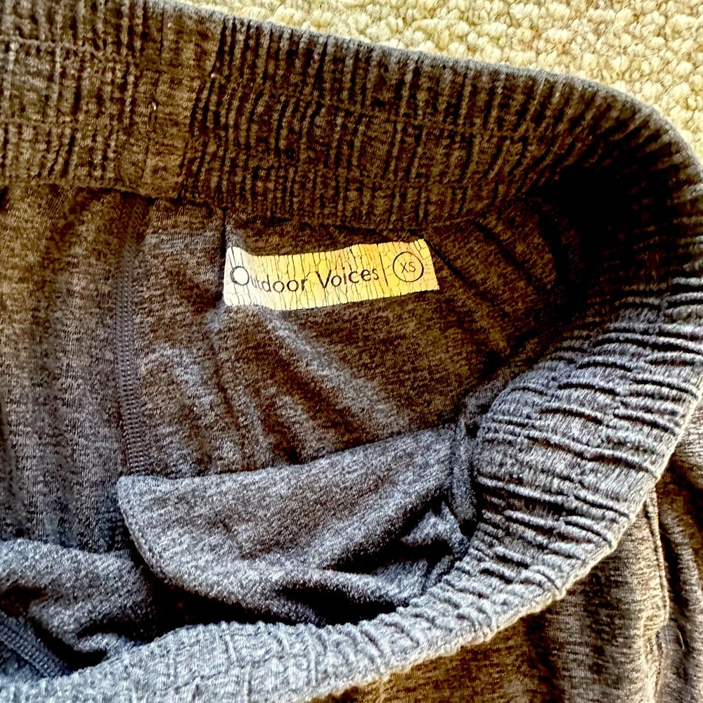 Outdoor Voices dark grey joggers size XS